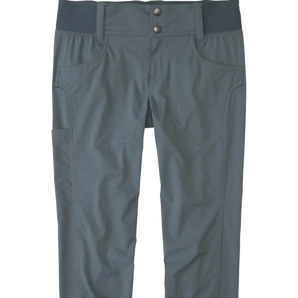 TITLE NINE CLAMBER CAPRIS 2.0 CHARRED GREY SZ 14